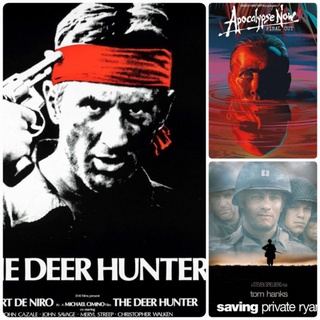 DVD หนังสงคราม-คุณภาพ ☆The Deer Hunter☆Saving Private Ryan☆Apocalypse Now - รวม 3 เรื่องขึ้นหิ้ง #หนังฝรั่ง #แพ็คสุดคุ้ม