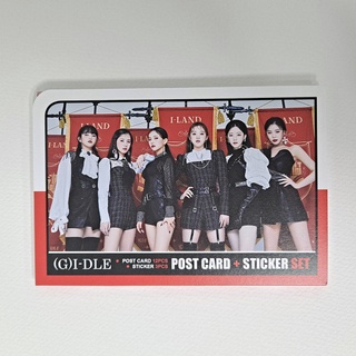 [ONHAND][พร้อมส่ง] (G)I-DLE / () I-dle สติกเกอร์การ์ดโพสต์การ์ด (12 โพสต์ / 3 สติกเกอร์)