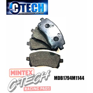 MINTEX C-Tech ผ้าเบรคเกรด Hi Performance ซี่รีย์ M1144 คู่หน้า ซูบารุ SUBARU Impreza 2.0 Turbo ปี 1996-1997