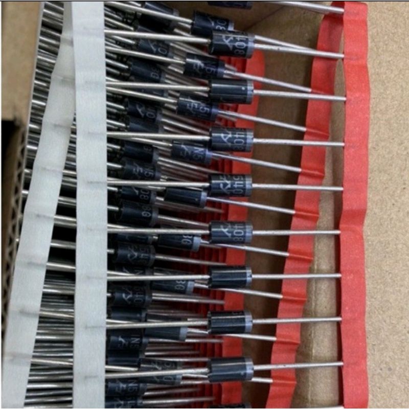 Diode ไดโอด​ 1N5408 ยี่ห้อ​ HY​ (จำนวน​ 10 ตัว)​
