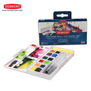 DERWENT ชุด INKTENSE PAN 12 สี  (INKTENSE PAN 12 Colors)