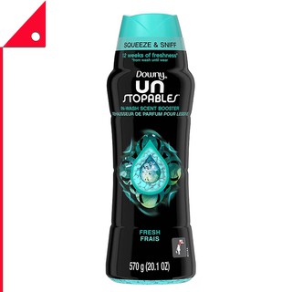 Downy : DWN91678983* เม็ดน้ำหอม Unstopables in-Wash Scent Booster Beads, Fresh 20.1oz.