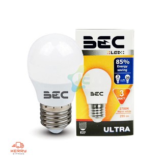 BEC หลอด LED Ultra 3W-25W Warm White แสงทอง / Daylight แสงขาว E27