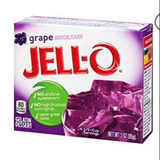 เจลโล่ jello grape รสองุ่น 🍇 จาก อเมริกา🇺🇸  (85 g.)