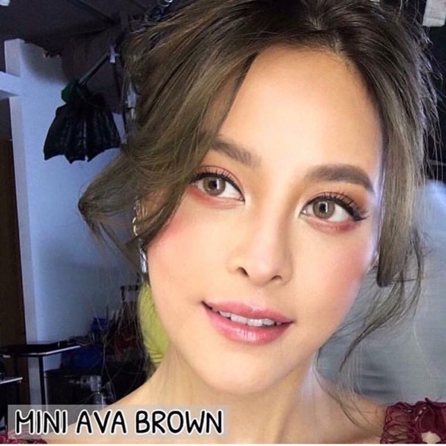 🔥คอนแทคเลนส์✨ขนาดมินิ✨Brown / Gray ✨Mini ava (Kitty kawaii) รูปที่ 2