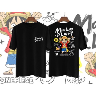 เสื้อยืด ลายการ์ตูนอนิเมะ ONEPIECE LUFFY PIRATE สไตล์ญี่ปุ่น DISTRO