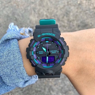 Casio G-SHOCK นาฬิกาสปอร์ตกันน้ำสำหรับผู้ชายและผู้หญิง GA-800BL-1A 800MMC 800CC 800-1A