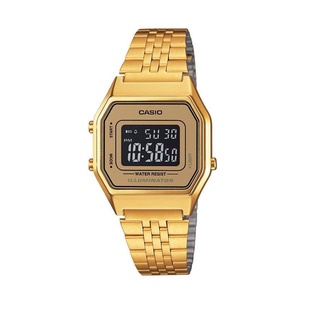 Casio นาฬิกาผู้หญิง สายสแตนเลส รุ่น LA680WGA-9BDF - สีทอง