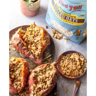 (ส่งไว) Bob's red mill Organic Old Fashoin Regular Rolled Oats 907g. ข้าวโอ๊ต ออร์แกนิค โอลแฟชั่น โรลโอ๊ต 907กรัม