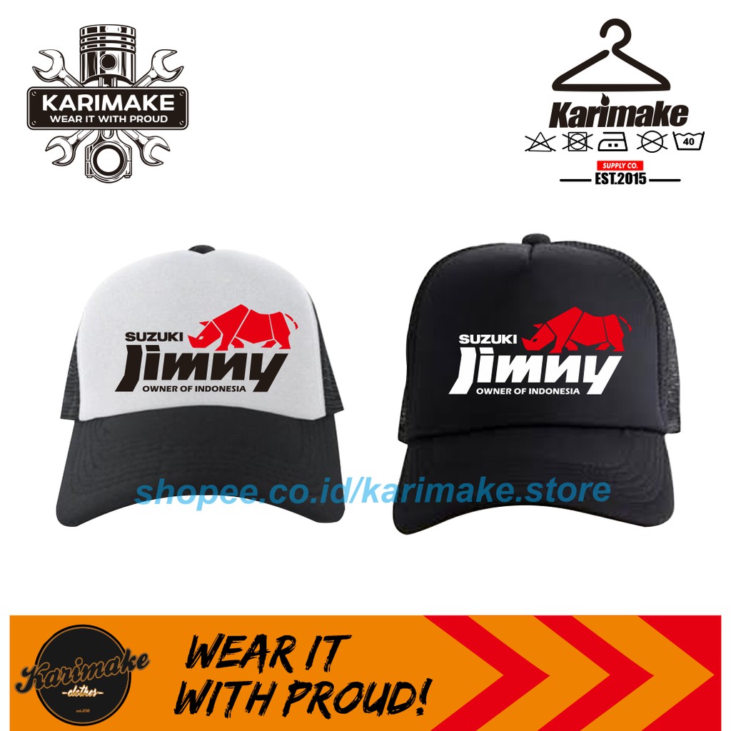 KARIMAKE Suzuki Jimny Car Trucker Hat KARIMAKE หมวกตาข่าย
