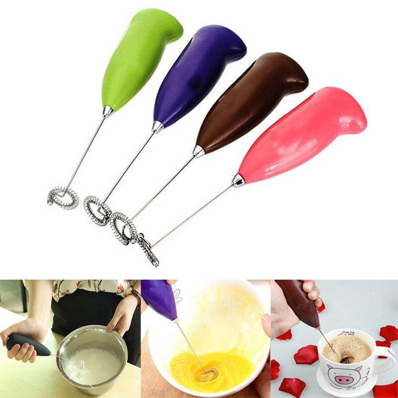 เครื่องตีฟองนมไฟฟ้าเครื่องดื่ม Foamer Whisk Mixer Stirrer กาแฟ Eggbeater ครัว