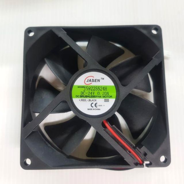 พัดลม 90x90x25mm. 3.5นิ้ว 24VDC