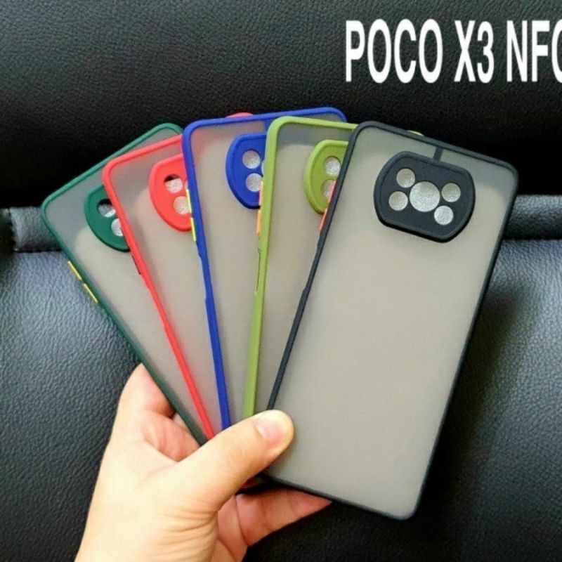 เคส Hybrid Poco X3/X3 NFC/X3 Pro ปกป้องกล้อง