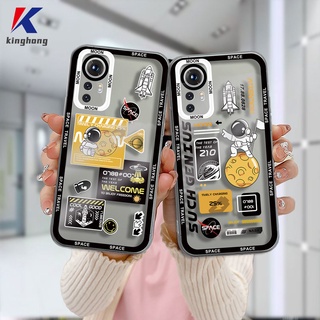 เคสโทรศัพท์ Xiaomi Redmi Note 10 PRO MAX 9 8 10 10S 9 PRO MAX 11 9S Xiaomi Redmi POCO C3 C31 X3 NFC X3 PRO Redmi 9C NFC 9A 9i 9T 9AT 9ACTIV  9 PRO Power 10X POCO M2 PRO 10 Prime ใส ลายการ์ตูนอวกาศ แฟชั่น Tpuเคสโทรศัพท์มือถือแบบนิ่ม