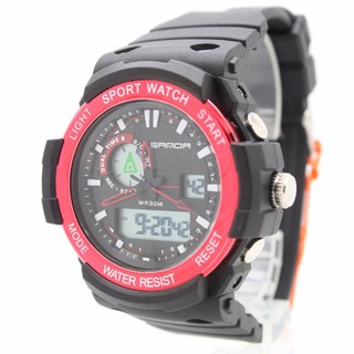 Sport Watch SAMDA (2 TIME) นาฬิกา สายยาง 2 ระบบ Digital และเข็ม SM2-3