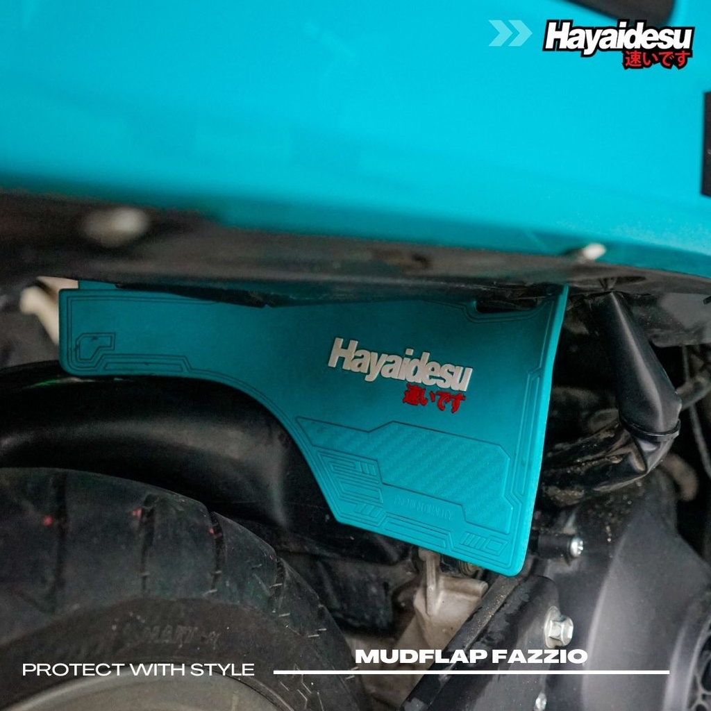YAMAHA FAZZIO Mud Flap บังโคลนมอเตอร์ไซค์-HAYAIDESU