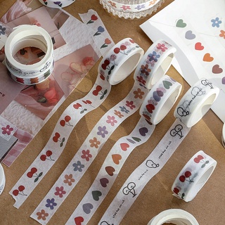 เทปสติ๊กเกอร์ Washi ลายน่ารักสําหรับตกแต่ง Diy