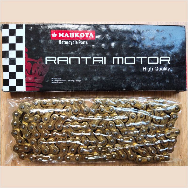 โซ่รถจักรยานยนต์โซ่ทอง/ทอง 428H-140L GSX 150 R/S/Bandit/GSX150 NO SSS