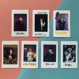 การ์ดโปสการ์ดโพลารอยด์ Bts Lomo 7 ชิ้น