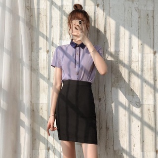 ยูนิฟอร์ม。 Summer Short Setm Summer Short -Square Shirt High-