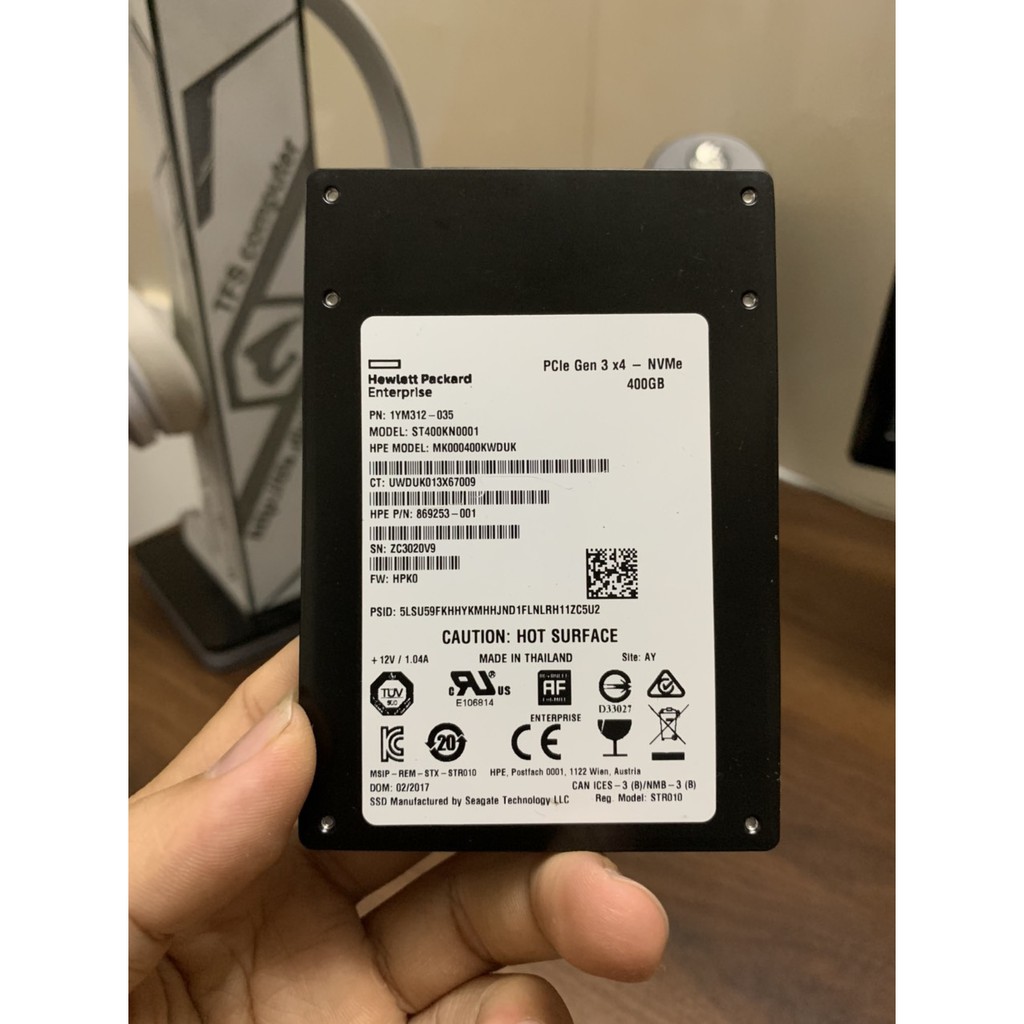 ชาร์จเร็วสุด 400G Gen 3x4 NVMe SSD
