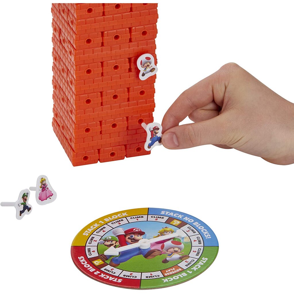Hasbro Games Jenga Super Mario Edition Block Stacking Game Nach เกม ถอด ...