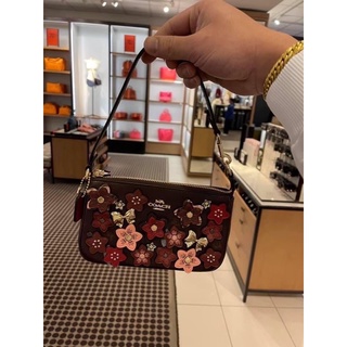 NEW Coach🌷ดอกไม้🌈 พร้อมส่ง COACH NOLITA 19 WITH DAISY APPLIQUE COACH