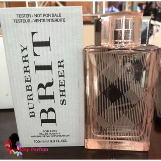 Burberry Brit Sheer For Her Edt 100 ml. ( Tester Box )