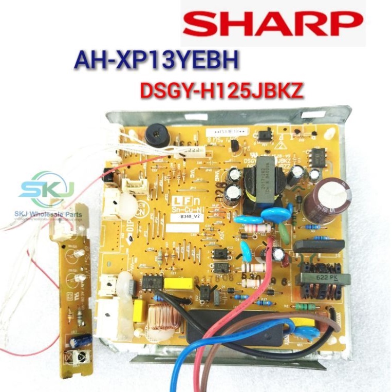 รุ่น AH-XP13YEBH แผงวงจรแอร์ Sharp รหัส DSGY-H125JBKZ  อะไหล่แท้ มือสอง