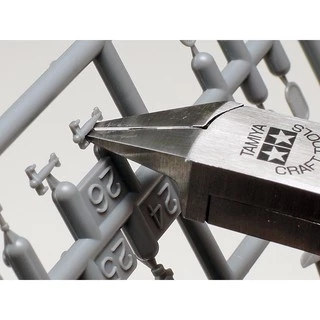 TAMIYA 74123 SHARP POINTED SIDE CUTTER for PLASTIC (SLIM JAW) ตัดชิ้นงานพลาสติก