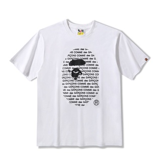 HH BAPE ผู้ชายเสื้อยืดเสื้อลำลอง Tees ฤดูใบไม้ผลิฤดูร้อนใหม่เยาวชนลำลองลูกเรือคอเสื้อยืดเสื้อผ้า เสื้อยืดผ้าฝ้าย