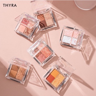 Thyra อายแชโดว์ เนื้อแมตต์ กลิตเตอร์ เลื่อมมิลเลนเนียม ติดทนนาน