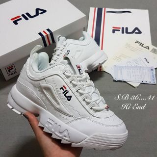 Fila hi end (มีกล่องพร้อมใบเสร็จ)