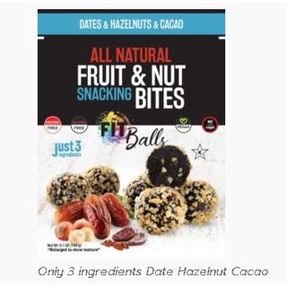 All Natural Fruit &amp; Nut Fit Balls อิทผาลัมเฮยนัทคาเคา – Date Hazelnut Cacao