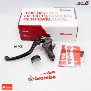 BREMBO ปั๊มบน 16 RCS (Left) + กระปุกขาว (made in italy) รับประกันของแท้ 100%