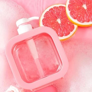 300/500ml ขวดปั๊มสบู่เหลวเปล่า มลขวดพลาสติกใส ทรงสี่เหลี่ยมแบบกดถอดออกได้ สําหรับแชมพู โลชั่น เจลอาบน้ํา อุปกรณ์ห้องน้ํา
