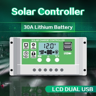 30A Solar Charger Controlle โซล่าชาร์จเจอร์ ควบคุมการชาร์จ PWM