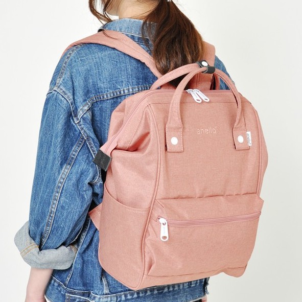 กระเป๋า ANELLO สีชมพู สวยมาก แท้100% (ของใหม่)