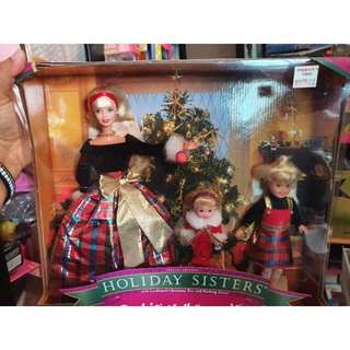 **กล่องไม่สวย** HOLIDAY SISTERS Gift Set 1998 Mattel #19809 Special Edition