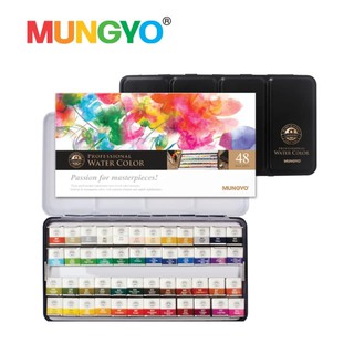 สีน้ำ Mungyo เกรด artist จากเกาหลี 48 สี