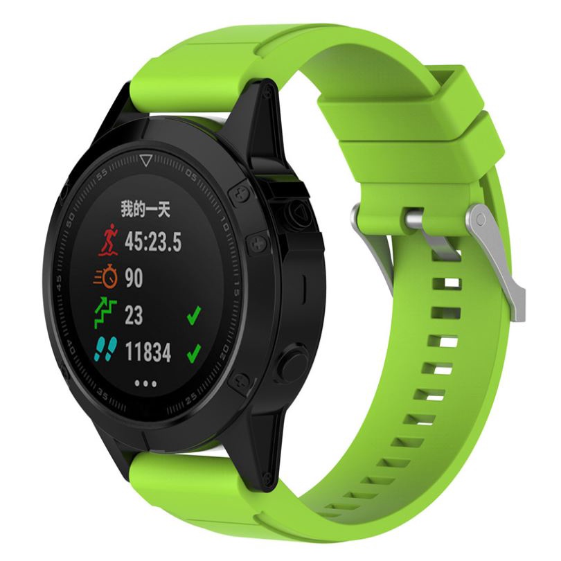 สาย Garmin Fenix ​​​​7X7 7S 6X6 Pro 5X 5 Plus 5s สายซิลิโคนแบบปลดเร็ว ขนาด20,22,26mm พร้อมไขควง2อัน ส่งไวทุกวันจากไทย - รูปที่ 6