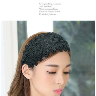 ใหม่ ที่คาดผมตาข่ายลูกไม้ ย้อนยุค / ที่คาดปีกกว้าง เรียบง่าย สําหรับผู้หญิง / ที่คาดผมหรูหรา / เครื่องประดับผม