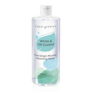 Cute Press Pure Origin Micellar Cleansing Water คิวท์เพรส เพียว ออริจิน ไมเซลล์ล่า เคล็นซิ่ง วอเทอร์