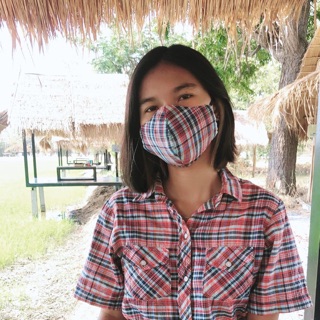หน้ากากผ้า สายปรับได้ มีหลายลาย