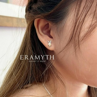 Eramyth jewelry: สร้อยคอ พร้อม จี้ ต่างหู (Silver 925) ดีไซน์กระต่ายน้อยน่ารัก ประดับมุกแท้น้ำจืด  (พร้อมส่งจ้า)