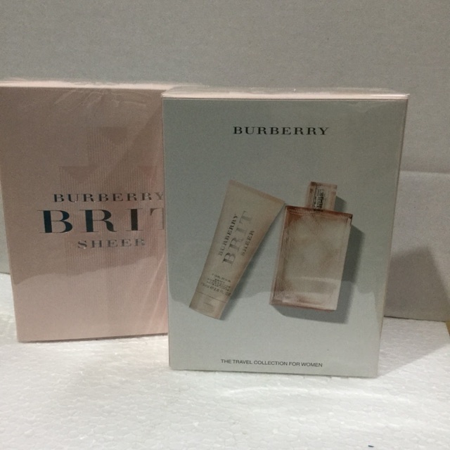 burberry brit sheer set