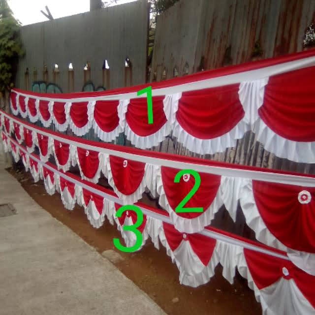 MERAH LONG RED และ WHITE FLAG LONG INDONESIAN FLAG BACKGROUND