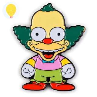 gachabox แบบสุ่ม Kidrobot THE SIMPSONS Enamel Pin - badge ของแท้ พร้อมส่ง