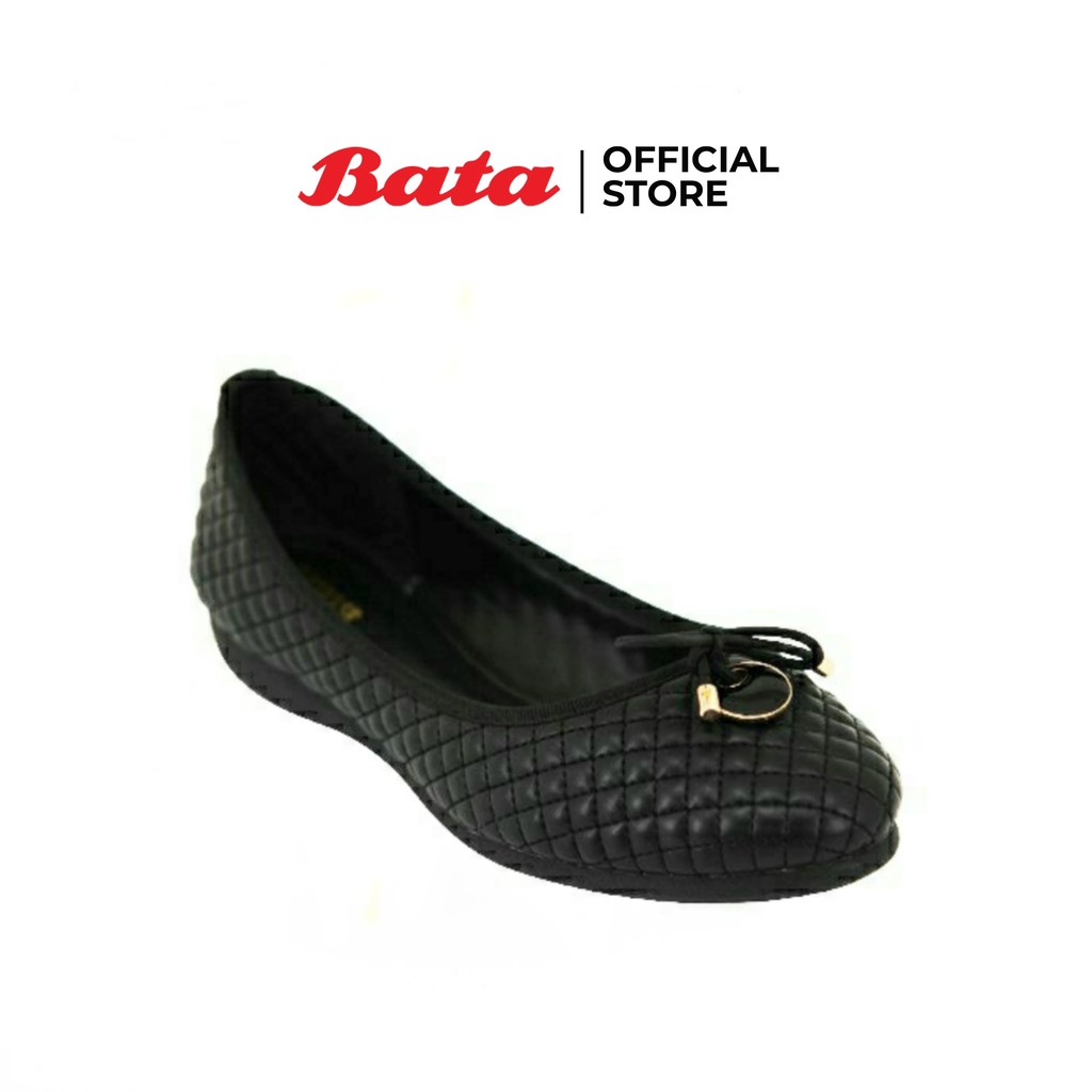 *Best Seller* Bata บาจา รองเท้าคัทชูแบบสวม ใส่ทำงานแฟชั่น ใส่สบาย BALLARINA สีดำ รหัส 5516878 / สีชมพู รหัส 5519878