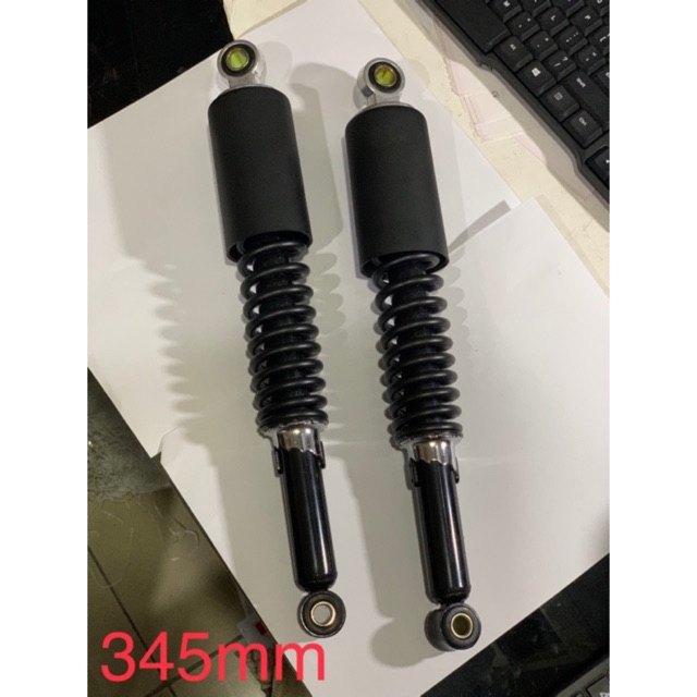 345MM ABSORBER MATT ชุดสีดํา RXZ/EX5/WAVE125/WAVE110/DASH/E BONUS/KRISS/GT128 SPORTS RIDER